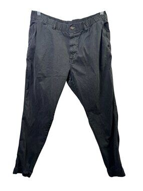 Bearbottom Mens Jogger Pants size XL Black Cotton Blend Elastic Waist Pockets
